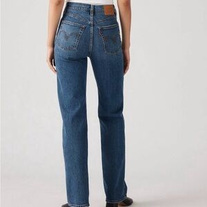 Levi’s Ribcage Super High Rise Straight Leg Denim Jeans
